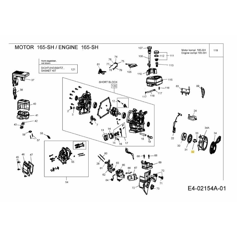 DÉMARREUR 751-10911 ORIGINAL MTD