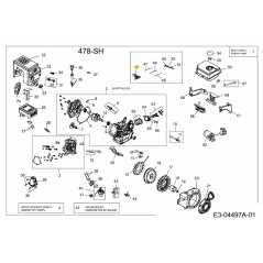 THROTTLE CONTROL ASSY. 751-11213 ORIGINAL MTD | Newgardenstore.eu