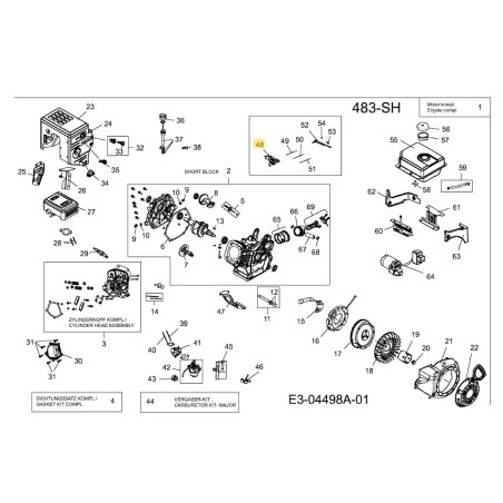 Drosselklappensteuerung 751-11311 Original MTD | Newgardenstore.eu