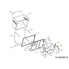 SOPORTE PIVOTE IZQUIERDO 783-08203637 ORIGINAL MTD | Newgardenstore.eu