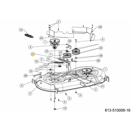 BRKT:IDLR:OIV:46 783-08284B MTD ORIGINAL | Newgardenstore.eu