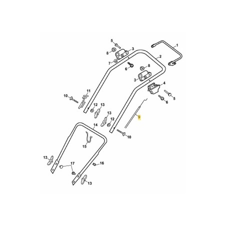 Bowdenzugbremse 4212058 ORIGINAL MTD | Newgardenstore.eu