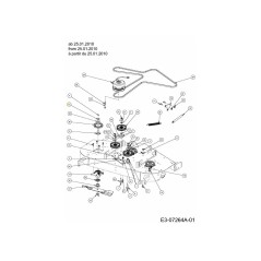 Boulon à lame 710-05173A d'origine MTD | Newgardenstore.eu