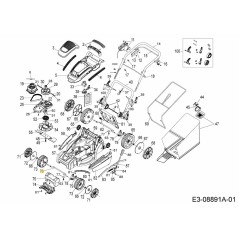 FRONT AXLE 711-06394 ORIGINAL MTD