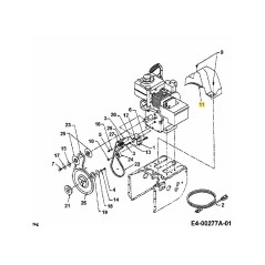 COPERCHIO-CINTURA DX 731-1324 ORIGINALE MTD