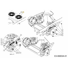 GEHÄUSE FÜR SIEBGEBLÄSE 732-04833 ORIGINAL MTD