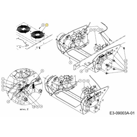 SCREEN BLOWER HOUSING 732-04833 ORIGINAL MTD | Newgardenstore.eu