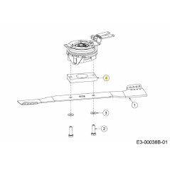 BLADE:ADAPTER:BBC:XM3 748-05784 ORIGINAL MTD