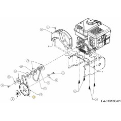 POULIE 756-04024 ORIGINALE MTD