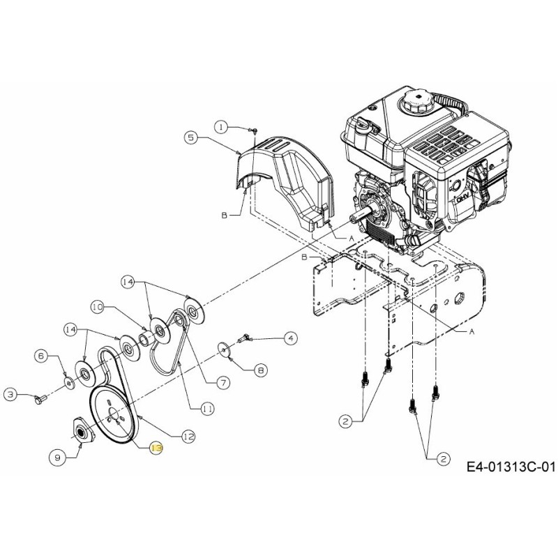 POLEA 756-04024 ORIGINAL MTD POLEA 756-04024 ORIGINAL MTD