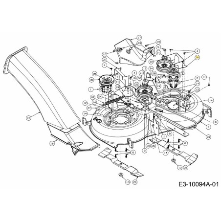 SOPORTE DE RETENCIÓN DE CORREA IZQUIERDO 783-09375637 ORIGINAL MTD | Newgardenstore.eu