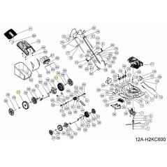 WHEEL ASSY. OF 11" 092.70.042 ORIGINAL MTD | Newgardenstore.eu
