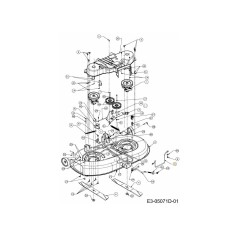 VARILLA:RETENEDOR:CORREA 42" 747-04857 ORIGINAL MTD | Newgardenstore.eu