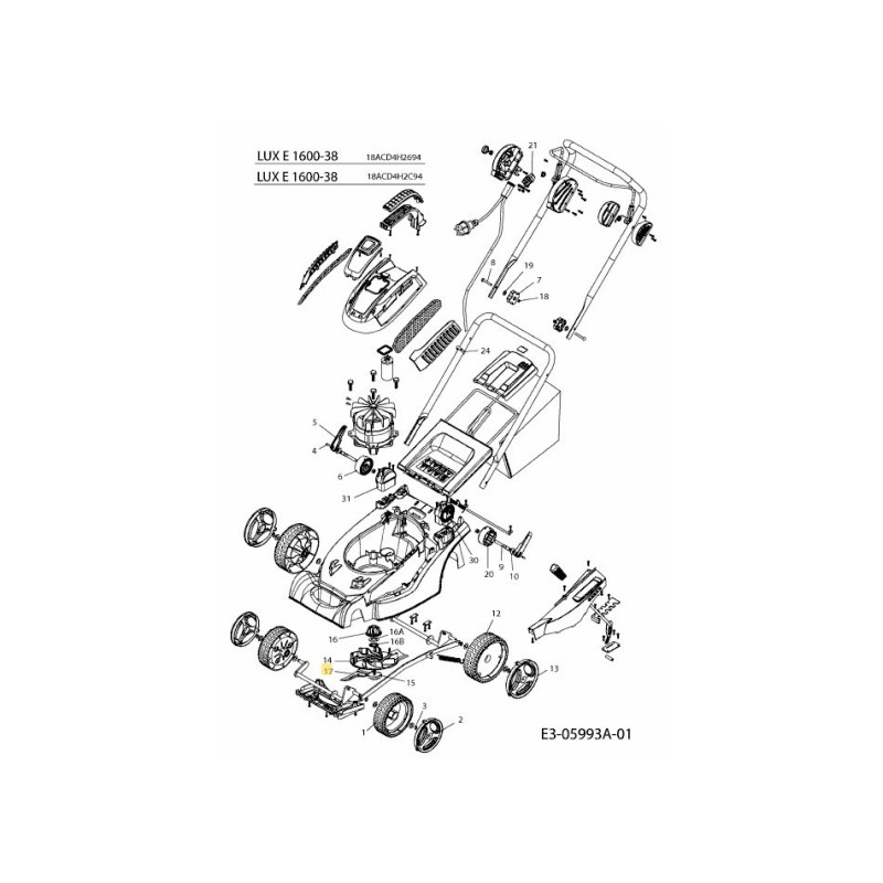 BLADE 092.48.893 ORIGINAL MTD
