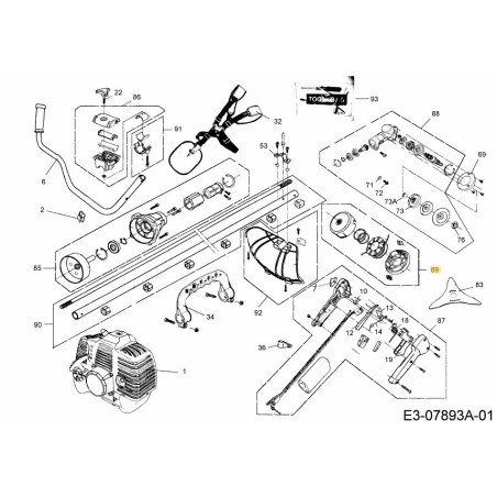 CONJUNTO DE CABEZAL DE GOLPES 092.63.029 ORIGINAL MTD | Newgardenstore.eu