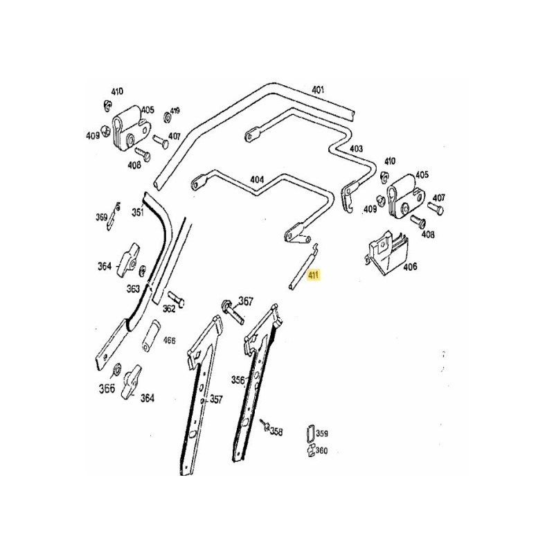 ALAMBRE BOWDEN, FRENO 4765058 ORIGINAL MTD