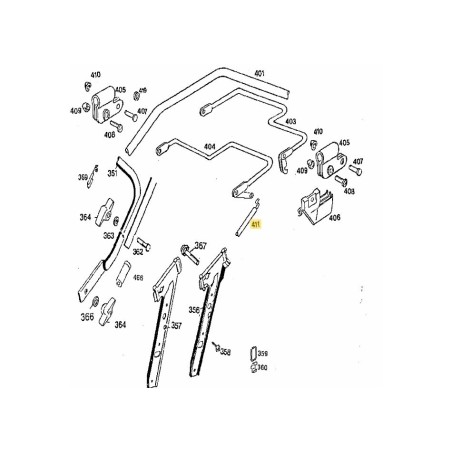 Bowdendraht, Bremse 4765058 Original MTD | Newgardenstore.eu