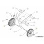 WHEEL 7" 734-06165 ORIGINAL MTD WHEEL 7" 734-06165 ORIGINAL MTD