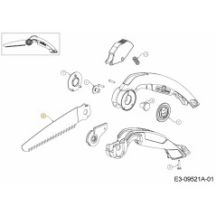 LAME DE SCIE 742-05186 ORIGINALE MTD