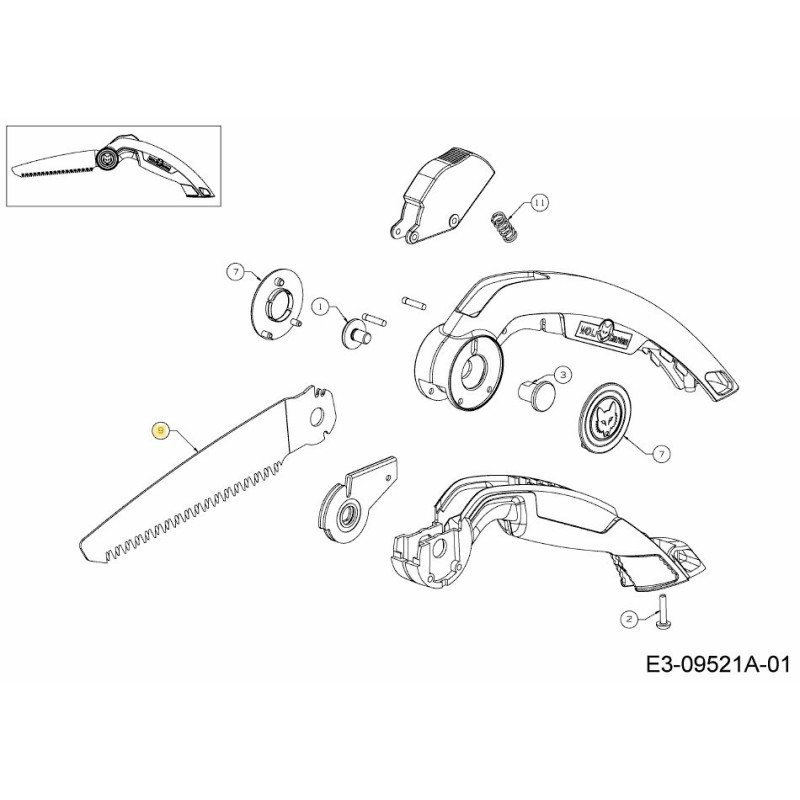 LAME DE SCIE 742-05186 ORIGINALE MTD LAME DE SCIE 742-05186 ORIGINALE MTD