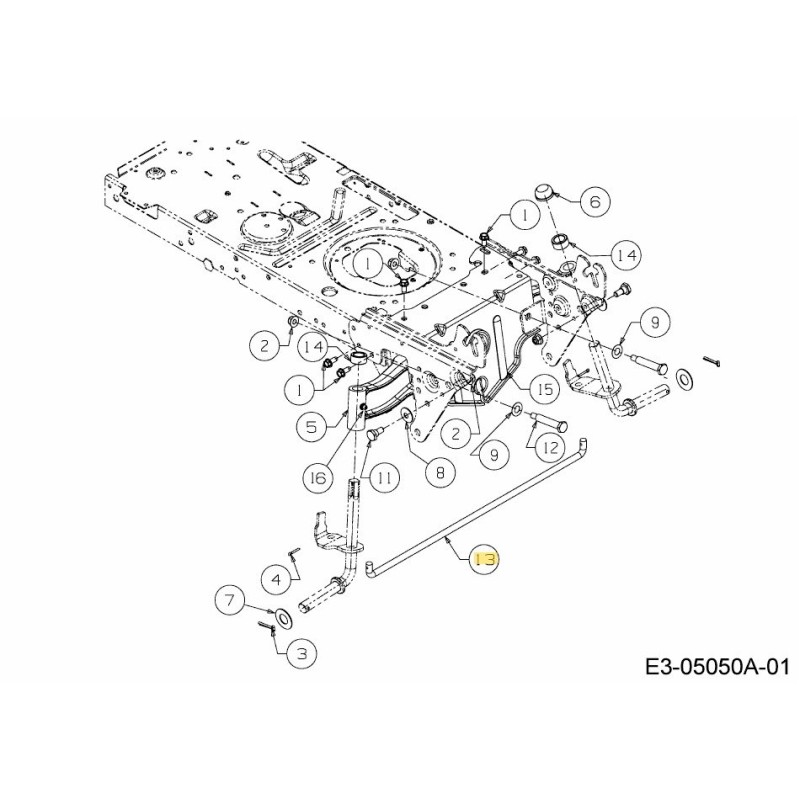 ASTA FISSA LT-5 747-04299A ORIGINALE MTD