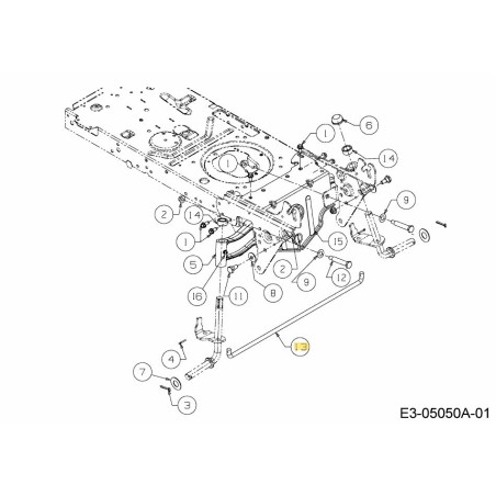 VARILLA:FIJA:LT-5 747-04299A ORIGINAL MTD | Newgardenstore.eu