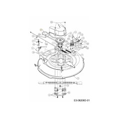 GUIDE ASSY-BELT 747-06126A ORIGINAL MTD
