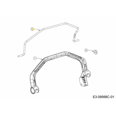 BAIL:OPERA:MY SPD:PLAIN 747-06925AWR ORIGINAL MTD | Newgardenstore.eu