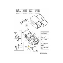 ADAP: HOJA: -6x2.15 con STARHONDA 748-04138 ORIGINAL MTD | Newgardenstore.eu