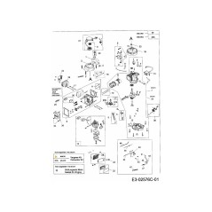 Vergaser-Reparatursatz Minor 751-10322 Original MTD | Newgardenstore.eu