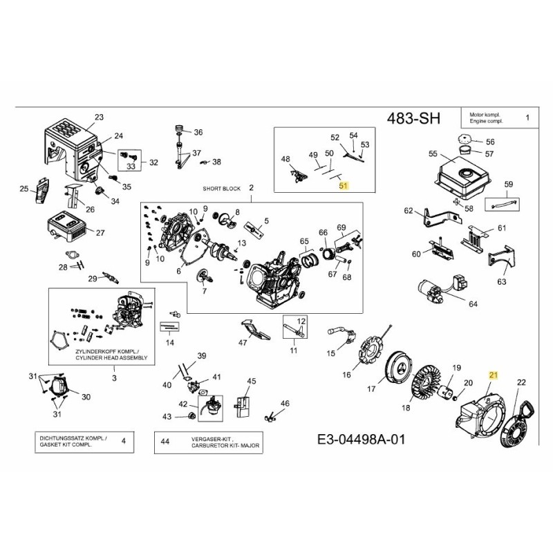 Abdeckung 751-11211 Original Montiert