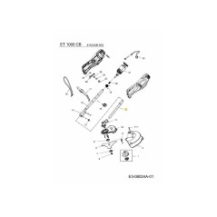 ALLOGGIAMENTO DELL'ALBERO DI TRASMISSIONE INFERIORE 092.61.201 ORIGINALE MTD | Newgardenstore.eu