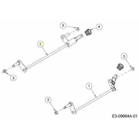 Achse 611-05091 Original MTD | Newgardenstore.eu