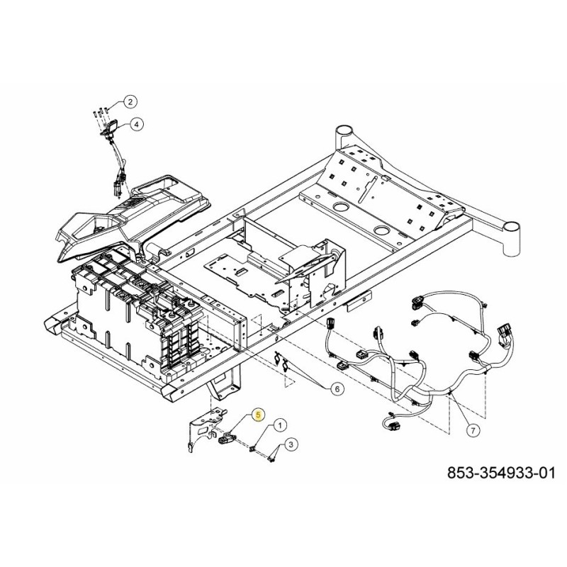 Versiegelter Kolbenschalter NC/NO 729-05136 Original MTD