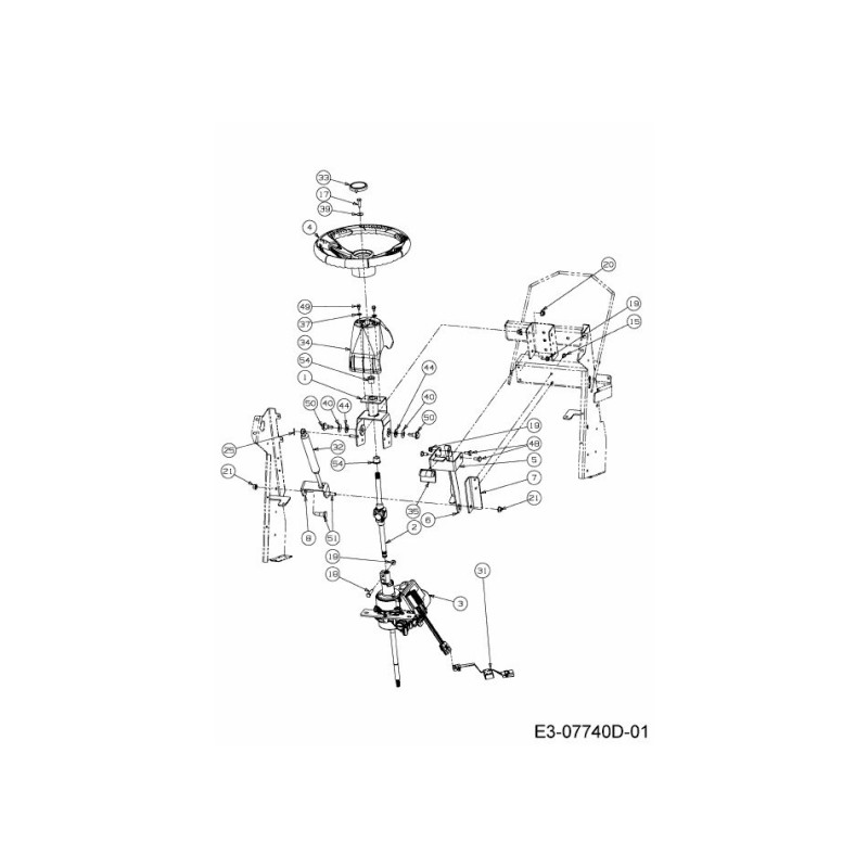 Wellensteuersegment 738-05142 Original Montiert