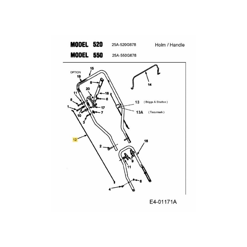 Ajuste de rueda de cable 746-04036 ORIGINAL MTD