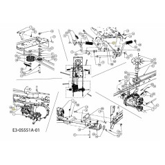 ASTA FRENO 700 HYDRO T2 747-05313 ORIGINALE MTD | Newgardenstore.eu