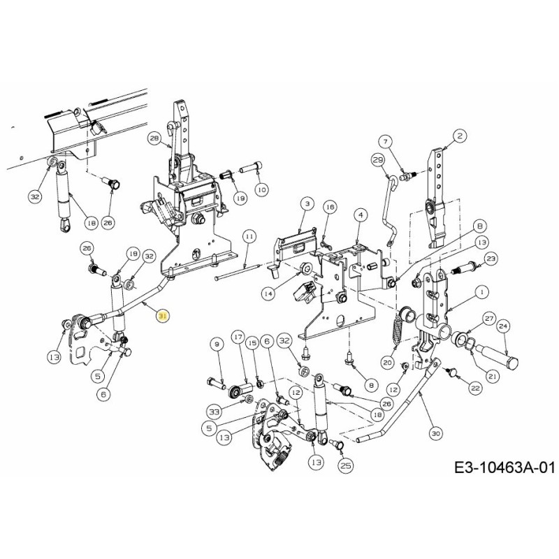 ASTA DI CONTROLLO IDRO SX 747-06640A ORIGINALE MTD ASTA DI CONTROLLO IDRO SX 747-06640A ORIGINALE MTD