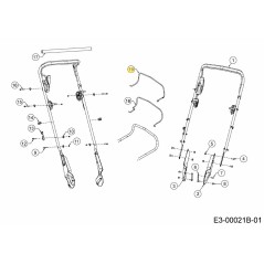 BAIL DRIVE XM3 747-08211637 ORIGINAL MTD
