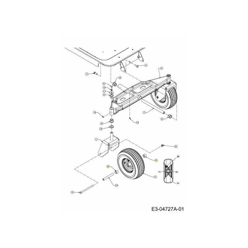 Abstandshalter 750-04792 Original MTD