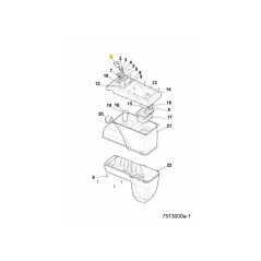 INTERRUTTORE A 5 PIN 7513062 ORIGINALE MTD
