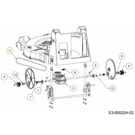 BELT:SP:X10 865LA:53cm DM 754-05578 ORIGINAL MTD | Newgardenstore.eu