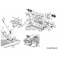 Biellette de commande de frein 703-08678B d'origine MTD | Newgardenstore.eu