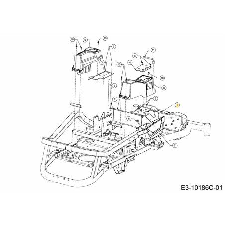 SUPPORT RH 703-13223-CY ORIGINAL MTD | Newgardenstore.eu