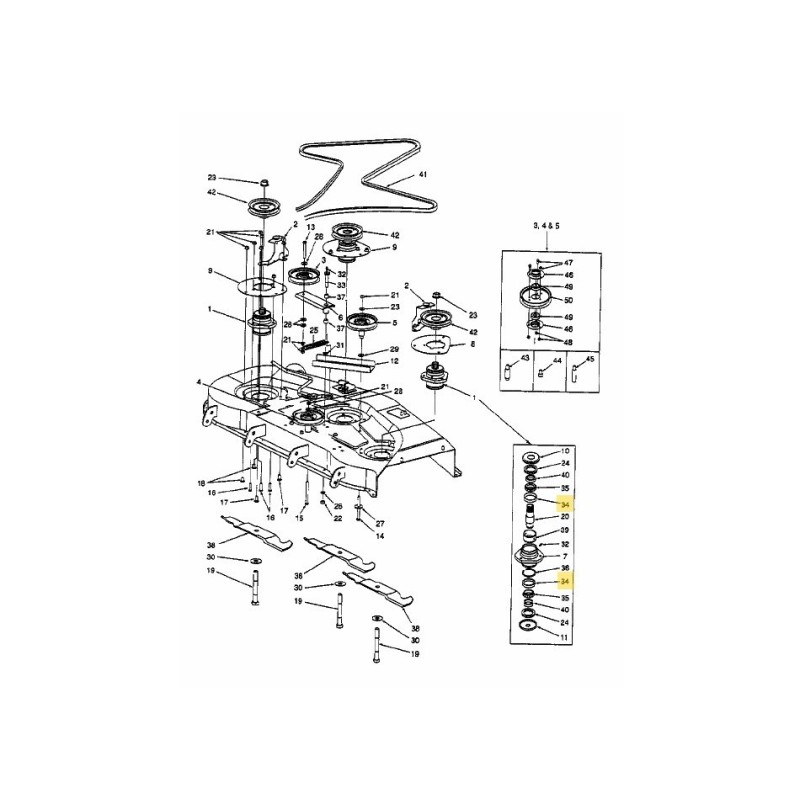 COUPE DE ROULEMENT 741-3050 ORIGINAL MTD