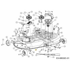 KEEPR BELT DECK 42S-46T 747-05171A ORIGINALE MTD | Newgardenstore.eu