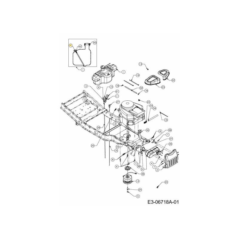 TUBO DI ASPIRAZIONE 751-10442 ORIGINALE MTD
