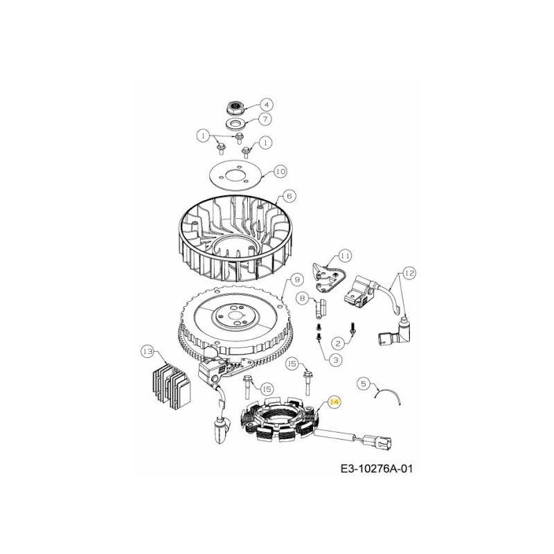CHARGING COIL 751-15586 ORIGINAL MTD