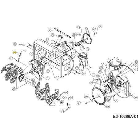 SOPORTE DE TRANSMISIÓN 790-00264A ORIGINAL MTD | Newgardenstore.eu