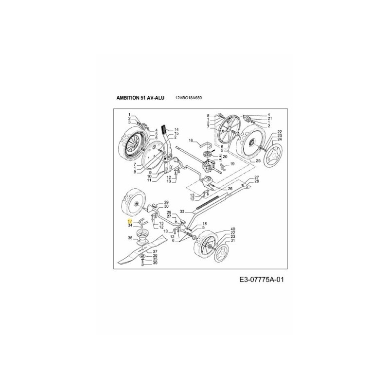Keilriemen SG-2025850 ORIGINAL MTD
